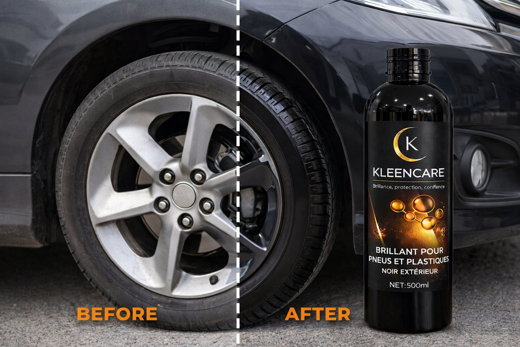BRILLANT POUR PNEUS ET PLASTIQUES NOIR EXTÉRIEUR