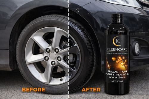 BRILLANT POUR PNEUS ET PLASTIQUES NOIR EXTÉRIEUR
